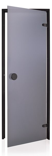 Andres saunové dveře Raiser 7x19 Black osika Barva raiser: grey