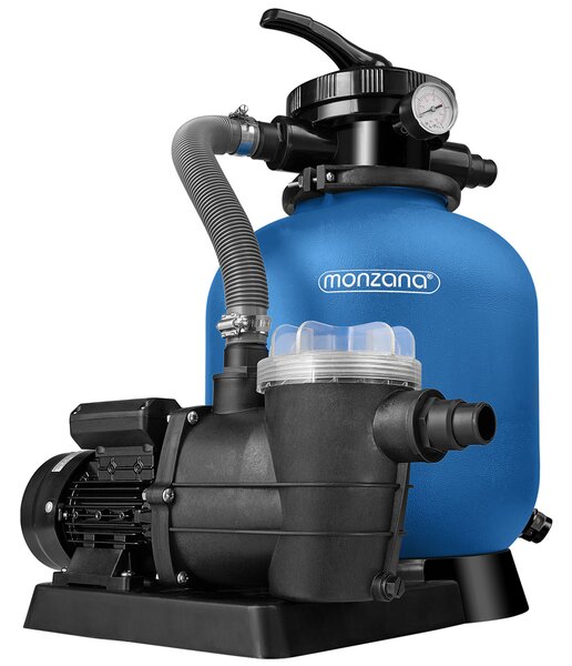 Písková filtrace k bazénu AQUA 9 600 l/h, modrá Monzana