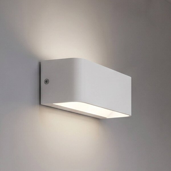 EGLO connect Smart LED venkovní nástěnné svítidlo SANIA-Z, bílá, IP55, stmívatelný, Bílá / opál, kov