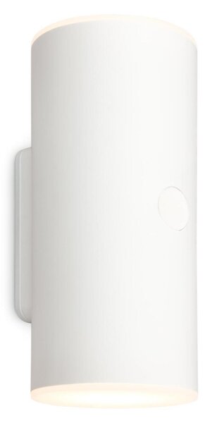 BRILONER Lima LED venkovní nástěnné svítidlo, nabíjecí, 3 krokový dotykový stmívač, časovač, bílé 3786016
