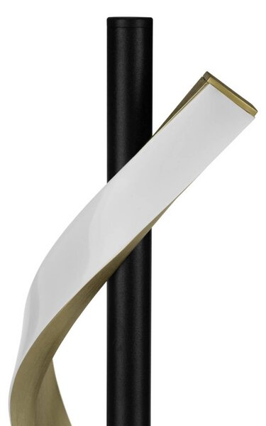 EGLO LED stolní lampa CONAPRATO, černá/mosaz, 47 cm,, stmívatelný, Černá, Obývací pokoj / jídelna, kov