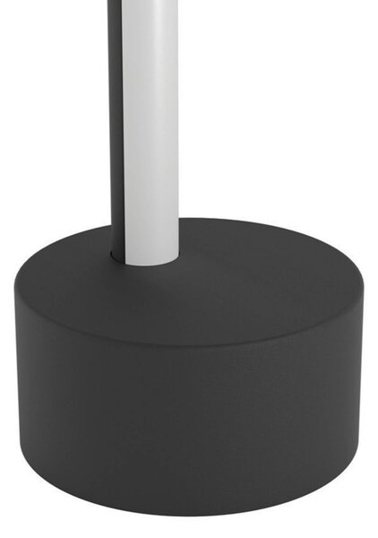 EGLO connect chytrá LED stolní lampa FLATRON-Z, černá, 45 cm, stmívatelný, Černá, Obývací pokoj / jídelna, kov