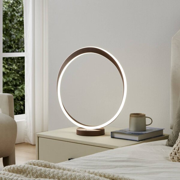 EGLO LED stolní lampa CAMEROTA, bronzová, výška 44 cm, stmívatelné, stmívatelný, Bronz / starožitná mosaz, Obývací pokoj / jídelna, kov