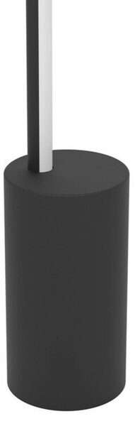 EGLO connect Smart LED stojací lampa FLATRON-Z, černá, 128 cm, stmívatelný, Černá, Obývací pokoj / jídelna, kov