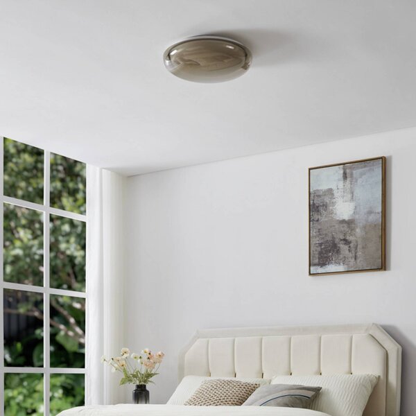 EGLO LED stropní svítidlo CONISTARINO, hnědé, Ø 40 cm,, Hnědá / rez, Obývací pokoj / jídelna, kov