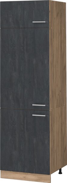 Skříňka na lednici Vicco R-Line Černý beton 60 cm, Model 47541