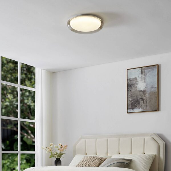 EGLO LED stropní svítidlo CONISTARINO, hnědé, Ø 40 cm,, Hnědá / rez, Obývací pokoj / jídelna, kov