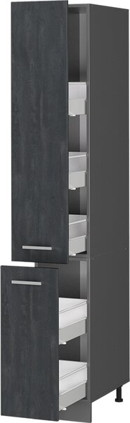 Lékárničková skříňka Vicco R-Line Černý beton 30 cm, Model 47617