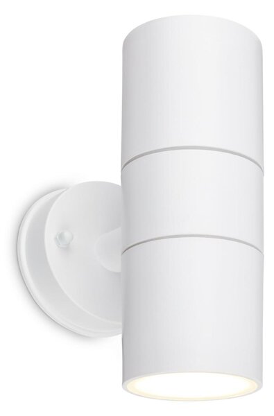 BRILONER Venkovní nástěnné svítidlo, IP54 voděodolné a prachotěsné, Up/Down, 16cm výška, bílé 3792026