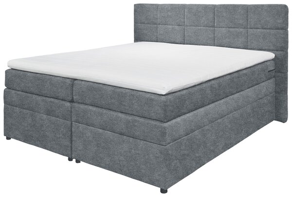 POSTEL BOXSPRING, 180/200 cm, antracitová MID.YOU - Postele s úložným prostorem, Online Only