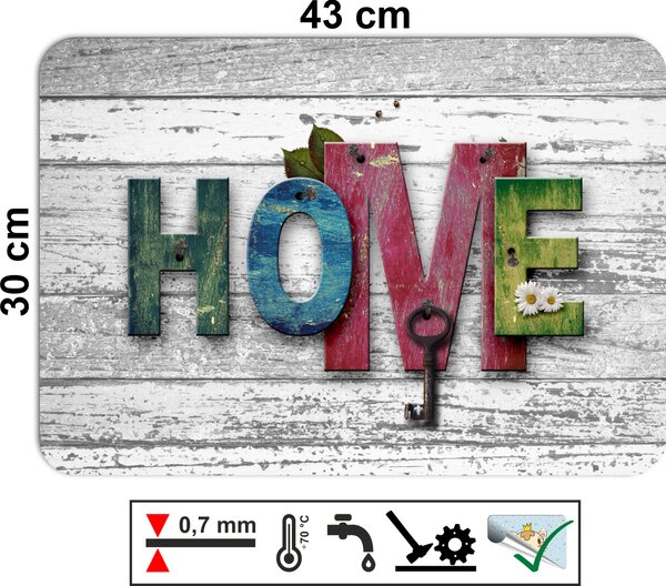 PokojovaDekorace.cz, Prostírání s textem-603 HOME, 43x30cm
