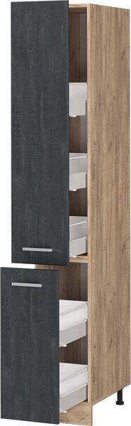 Lékárničková skříňka Vicco R-Line Černý beton 30 cm, Model 47567