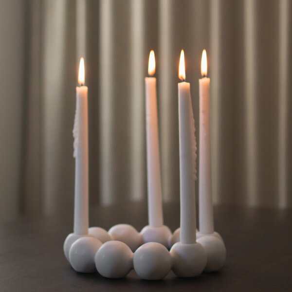 DBKD Adventní svícen Bright - White DK365