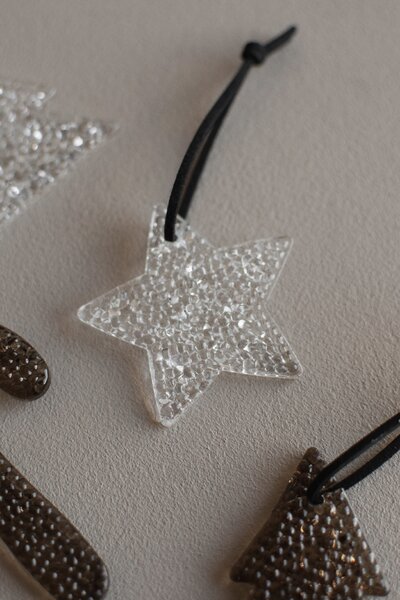 DBKD Závěsná ozdoba Airy Star - Clear DK358