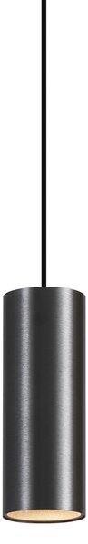 Moderní závěsné svítidlo tmavě šedé GU10 50mm - Tubo