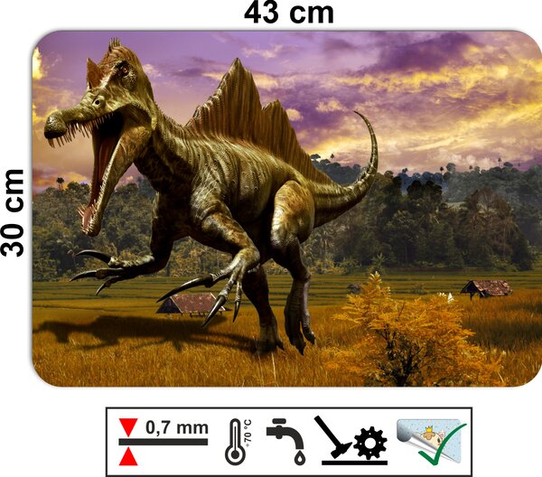 PokojovaDekorace.cz, Dětské prostírání - 048, Dinosaurus, 43x30cm