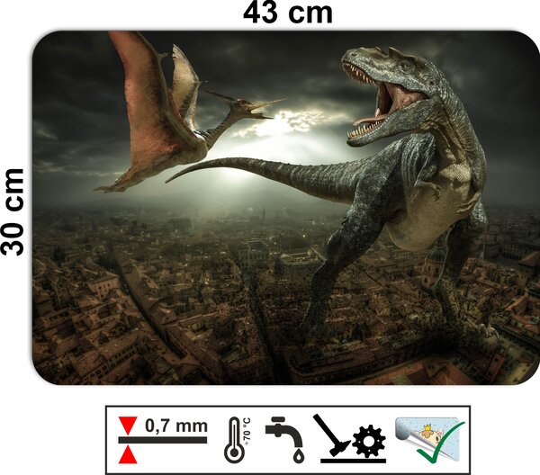 PokojovaDekorace.cz, Dětské prostírání - 047, Dinosaurus, 43x30cm