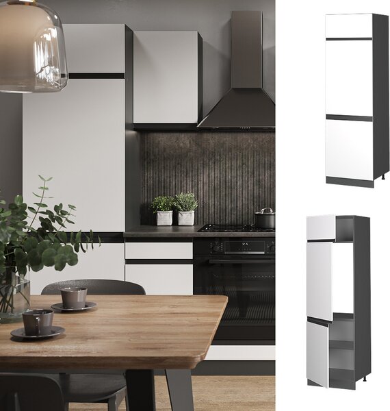 Skříňka na lednici Vicco R-Line Bílá 60 cm Tvar J, Model 39751