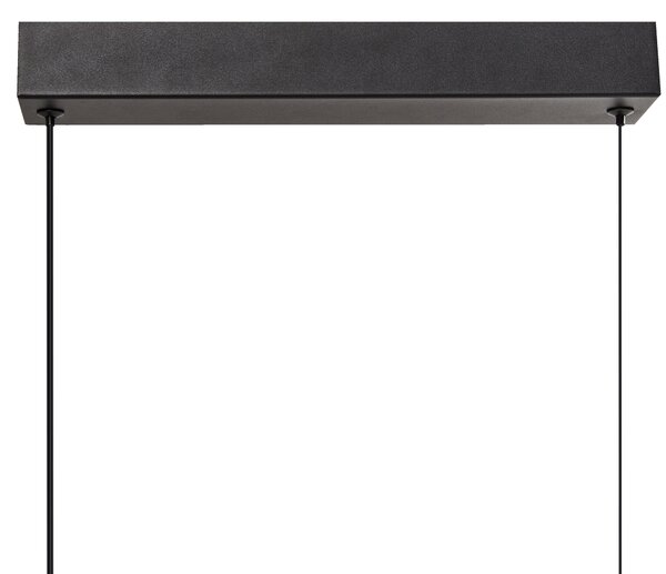LED závěsná lampa ARENAS s dálkovým ovládáním Černá