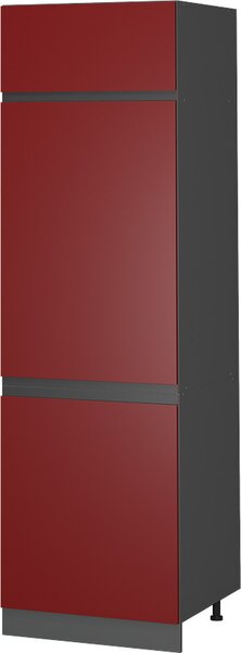 Skříňka na lednici Vicco R-Line Červená 60 cm Tvar J, Model 39750