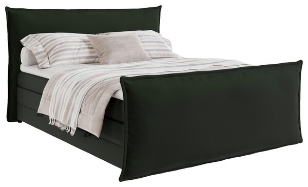 POSTEL BOXSPRING, 160/200 cm, zelená MID.YOU - Postele s úložným prostorem, Online Only
