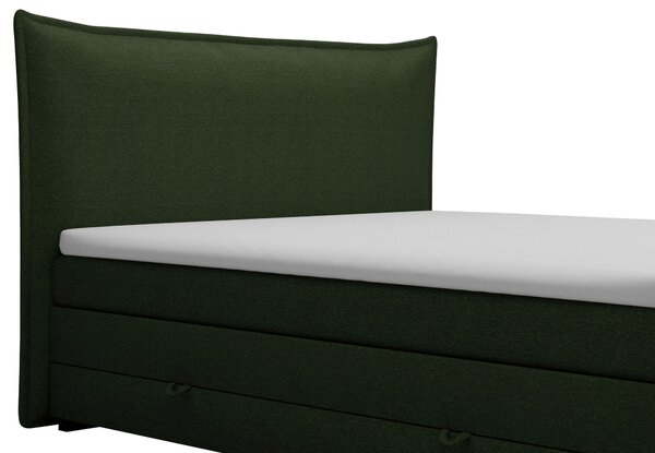 POSTEL BOXSPRING, 160/200 cm, zelená MID.YOU - Postele s úložným prostorem, Online Only