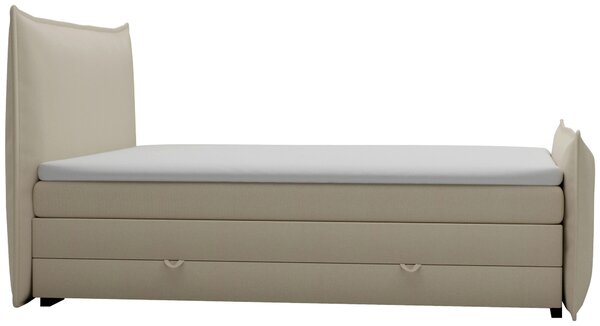 POSTEL BOXSPRING, 160/200 cm, béžová MID.YOU - Postele s úložným prostorem, Online Only
