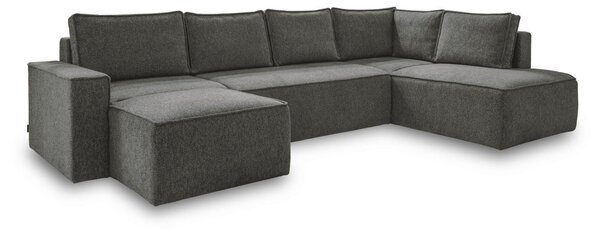 SEDACÍ SOUPRAVA, textil, tmavě šedá MID.YOU - Sedací soupravy, Online Only