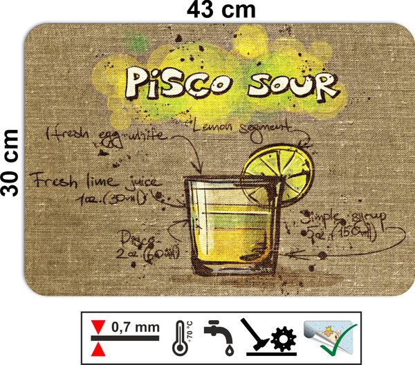 PokojovaDekorace.cz, Prostírání - 034, Whiskey Sour, 43x30cm