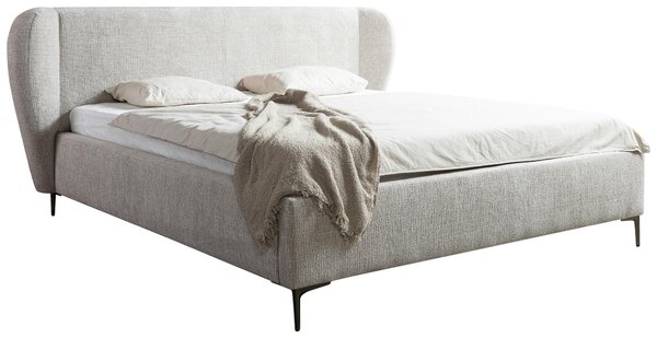ČALOUNĚNÁ POSTEL, 180/200 cm, béžová MID.YOU - Postele s úložným prostorem, Online Only
