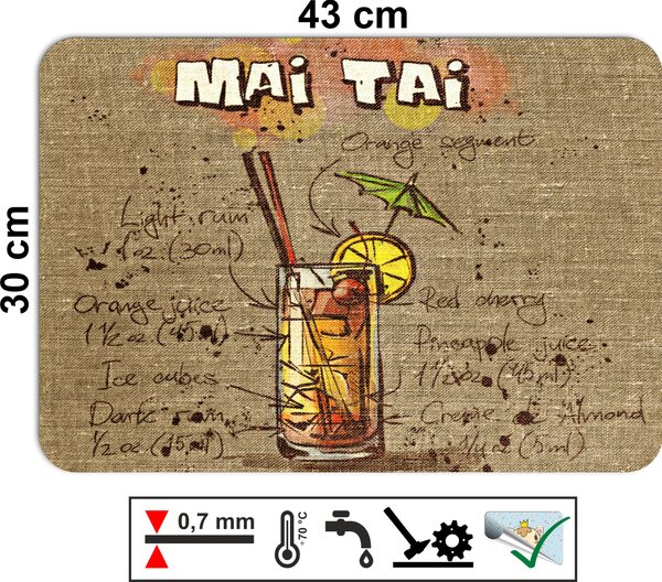 PokojovaDekorace.cz, Prostírání - 031, Mai Tai, 43x30cm