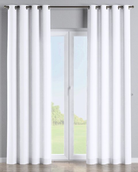 Závěs na kroužcích barva bílá