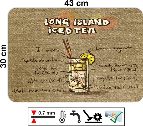 PokojovaDekorace.cz, Prostírání - 024, LONG ISLAND ICED TEA, 43x30cm
