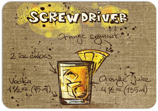 PokojovaDekorace.cz, Prostírání - 026, Screw Driver, 43x30cm