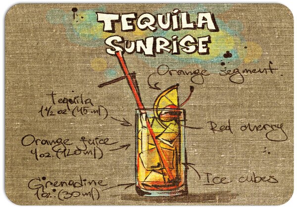 PokojovaDekorace.cz, Prostírání - 030, Tequila Sunrise, 43x30cm