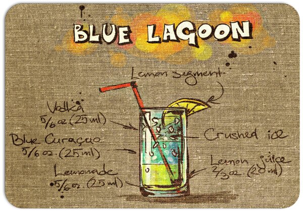 PokojovaDekorace.cz, Prostírání - 019, Blue Lagoon, 43x30cm