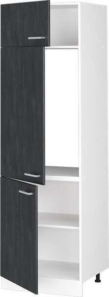 Skříňka na lednici Vicco R-Line Černý beton 60 cm, Model 47465