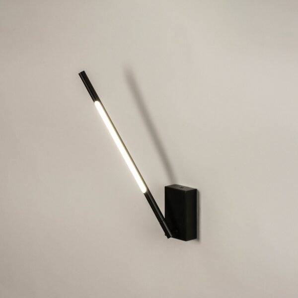 Nástěnné minimalistické LED svítidlo Grado Black (LMD)