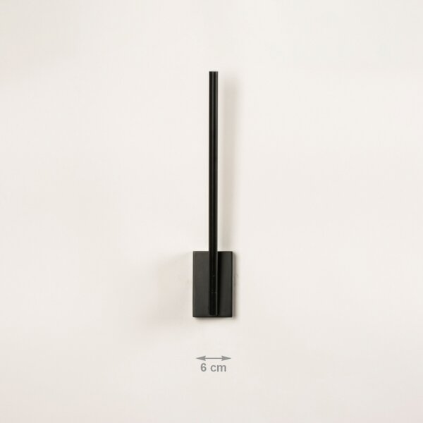 Nástěnné minimalistické LED svítidlo Grado Black (LMD)