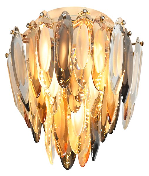 KŘIŠŤÁLOVÉ STROPNÍ SVÍTIDLO, 42/37 cm - Stropní svítidla
