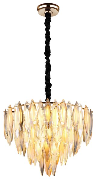 KŘIŠŤÁLOVÉ ZÁVĚSNÉ SVÍTIDLO, 59/112 cm
