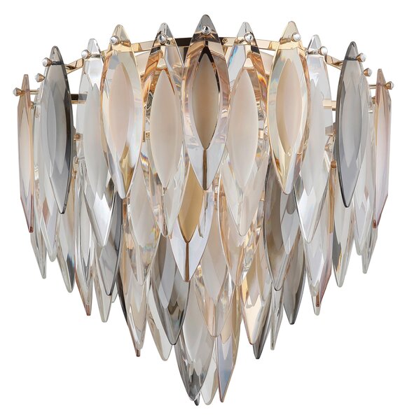 KŘIŠŤÁLOVÉ STROPNÍ SVÍTIDLO, 42/37 cm - Stropní svítidla