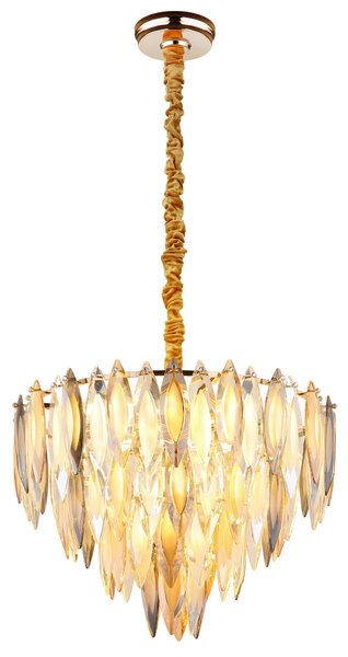 KŘIŠŤÁLOVÉ ZÁVĚSNÉ SVÍTIDLO, 59/112 cm