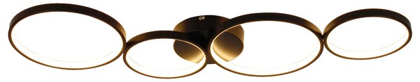STROPNÍ LED SVÍTIDLO, 87,5/37/5,5 cm Novel - Online Only svítidla, Online Only