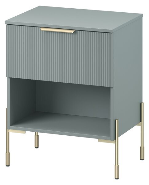 Cersanit Navado skříňka s deskou 60x45x56.7 cm pod umyvadlo závěsná modrá-zelená S1023-001