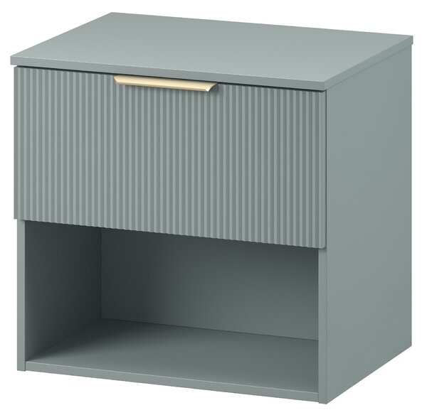 Cersanit Navado skříňka s deskou 60x45x56.7 cm pod umyvadlo závěsná modrá-zelená S1023-001