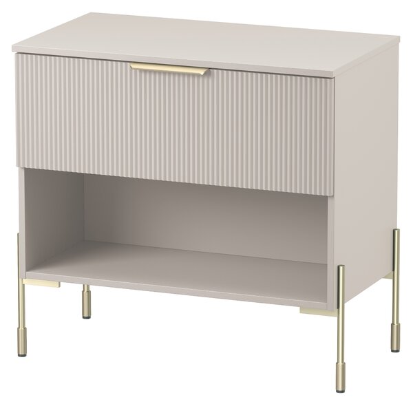 Cersanit Navado skříňka s deskou 80x45x56.7 cm pod umyvadlo závěsná cappuccino-béžová S1023-004