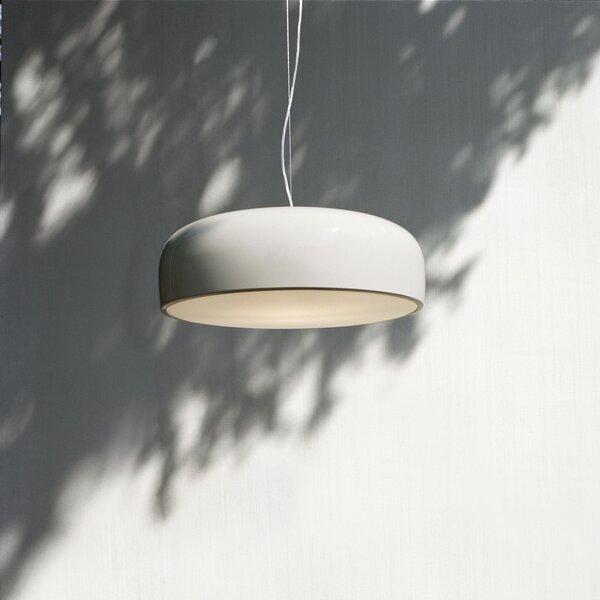 Flos F1367009 Smithfield S Pro, bílé závěsné svítidlo, 45W LED 2700K stmívatelné, prům. 60cm