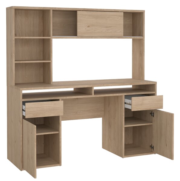 Psací stůl s nástavcem Function Plus 70481/02 jackson hickory - Tvilum