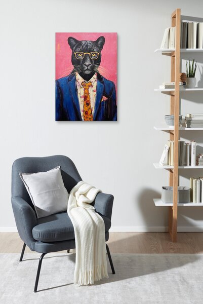 TIŠTĚNÉ OBRAZY NA PLÁTNĚ, zvířata, 70/100 cm Monee - Umělecký tisk